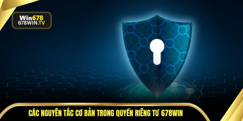 Các nguyên tắc cơ bản trong quyền riêng tư WIN678