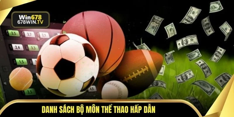 Danh sách bộ môn thể thao hấp dẫn