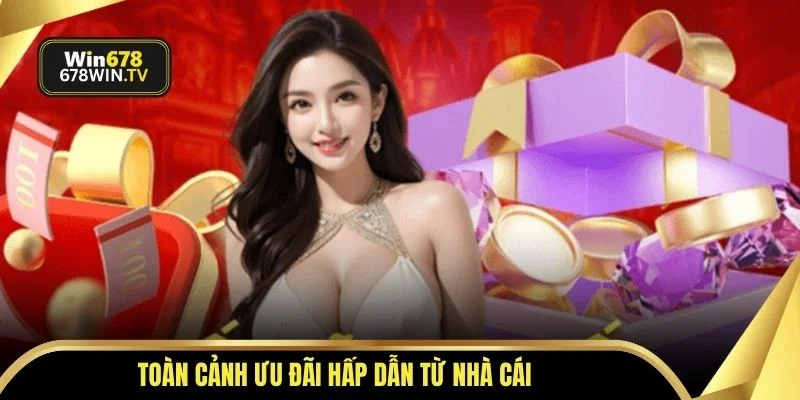 Toàn cảnh ưu đãi hấp dẫn từ nhà cái